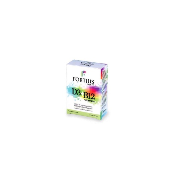 Fortius D3 B12 30 tablets main
