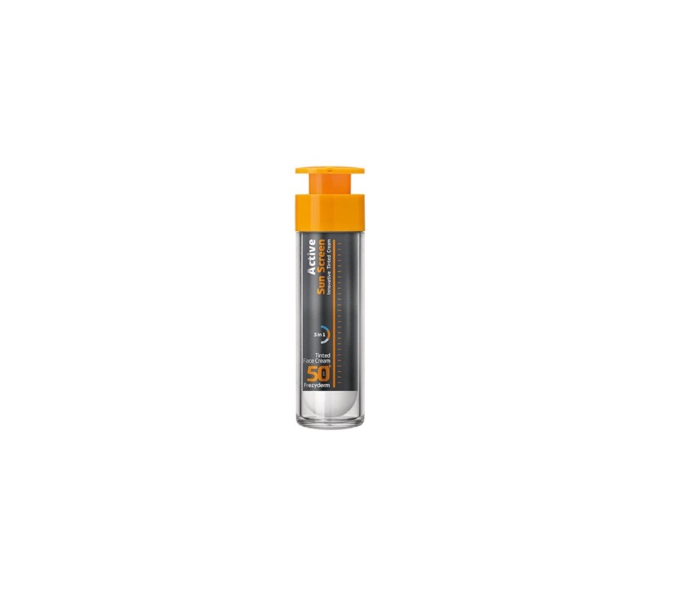 Frezyderm Active Sun Screen Innovative Tinted Face Cream SPF50 50ml_main